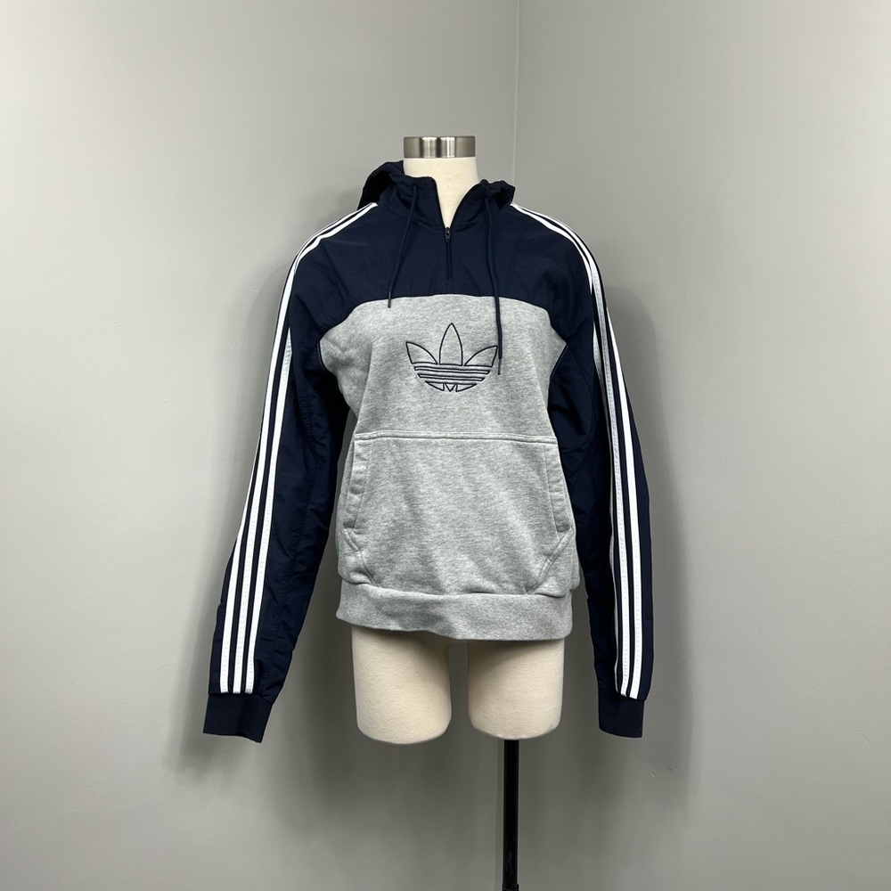 Adidas Navy Color‎ Block Hoodie